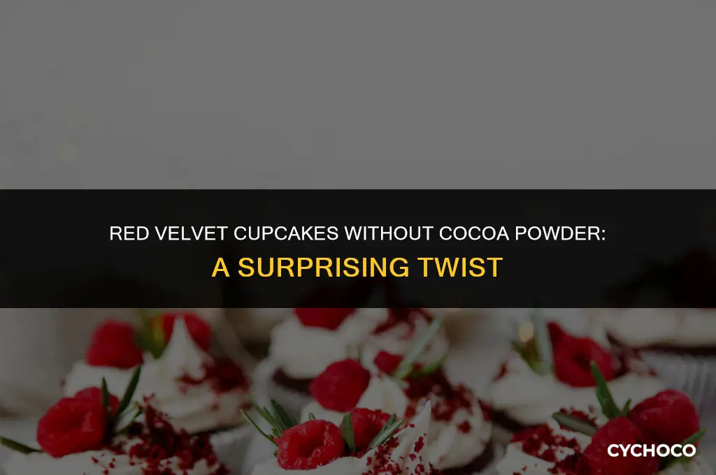 can you make red velvet cupcakes without cocoa powder
