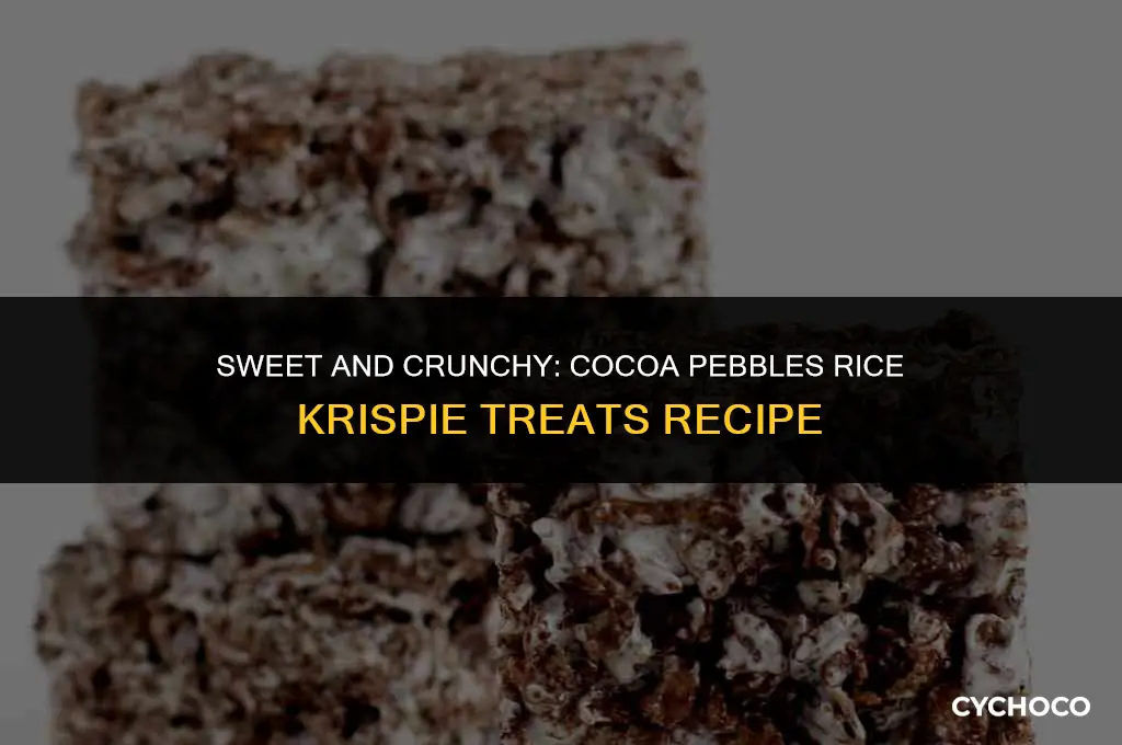 can you make rice crispy treats with cocoa pebbles