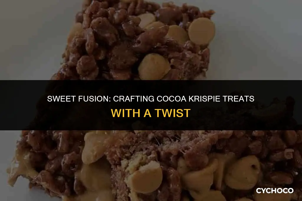 can you make rice krispie treats with cocoa krispies