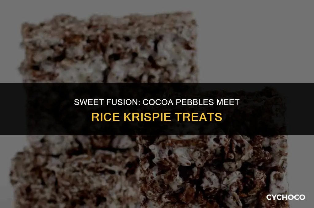 can you make rice krispie treats with cocoa pebbles