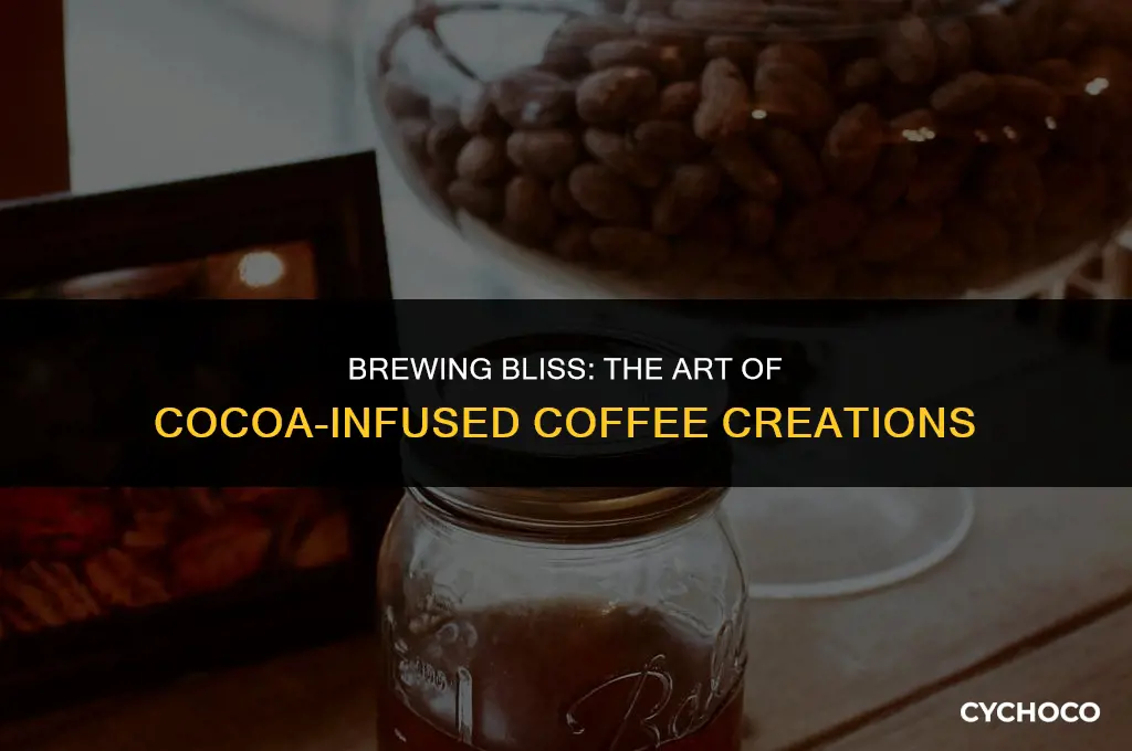 can you mix cocoa with coffee to make chocolate coffee