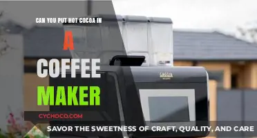 Brewing Comfort: Can You Make Hot Cocoa in a Coffee Maker?