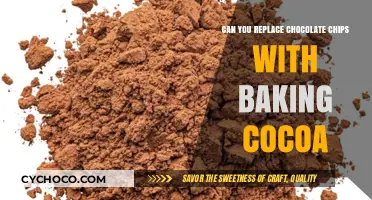 Sweet Substitutions: Baking Cocoa as a Chocolate Chip Alternative