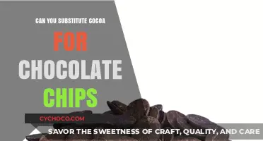 Substituting Cocoa for Chocolate Chips: A Sweet Baking Alternative Explored