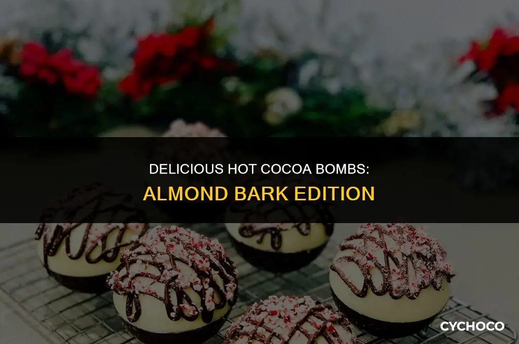 can you use almond bark to make hot cocoa bombs
