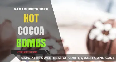 Sweet Explosion: Candy Melts in Hot Cocoa Bombs