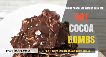 Sweet Fusion: Chocolate Almond Bark's Hot Cocoa Bomb Potential