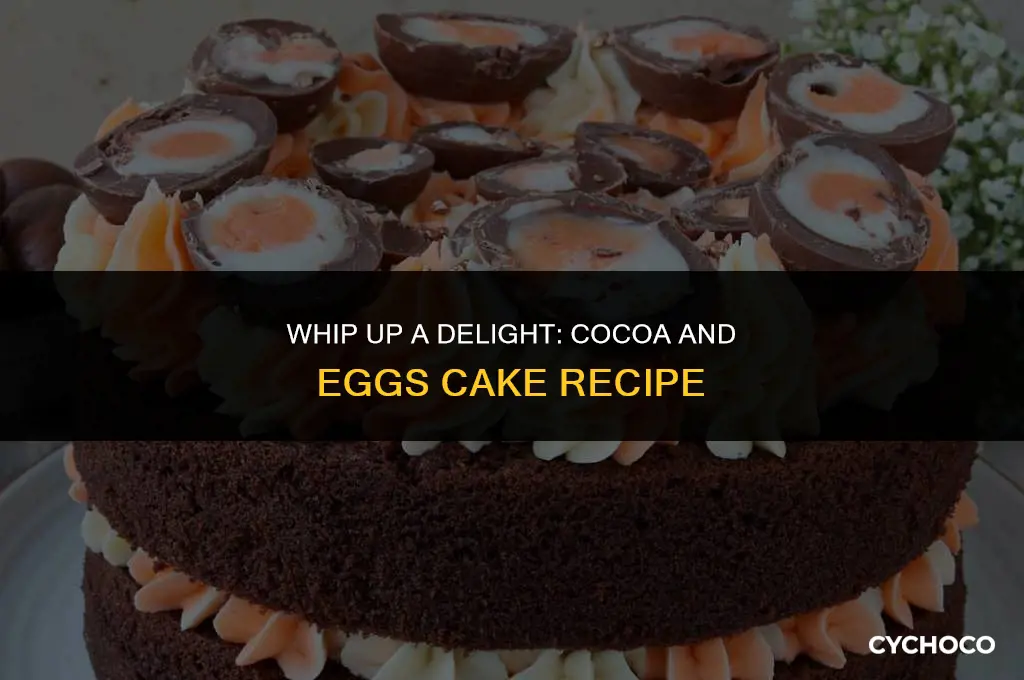 can you use cocoa and eggs to make cake