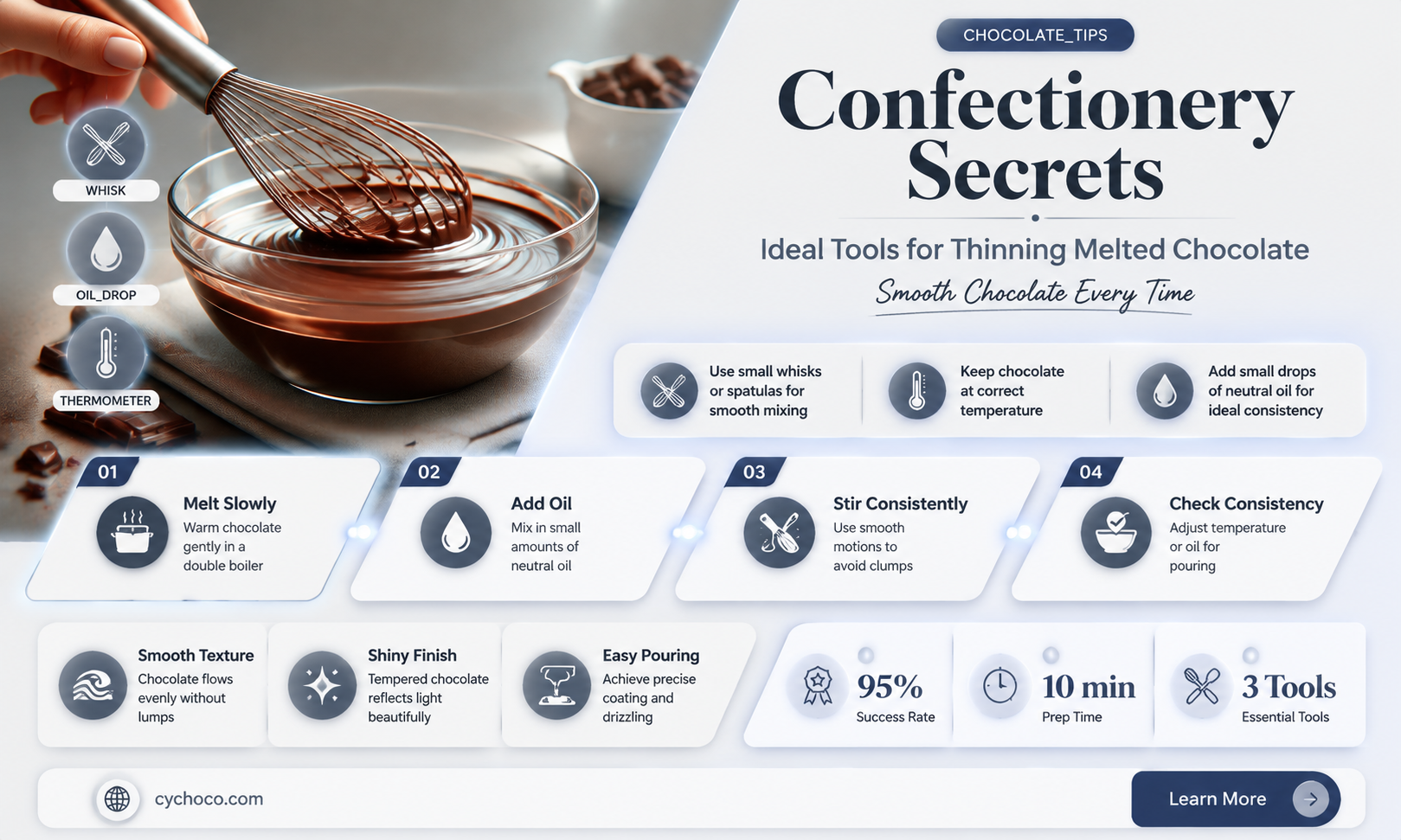 what do i use to thin melted chocolate