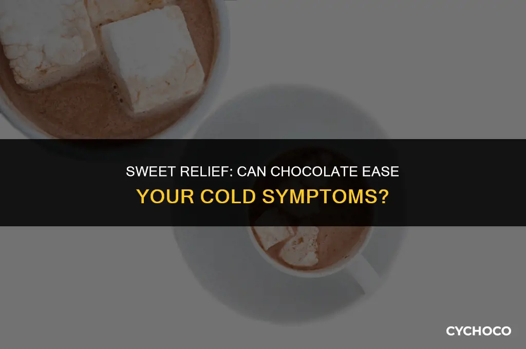 could eating chocolate help your cold