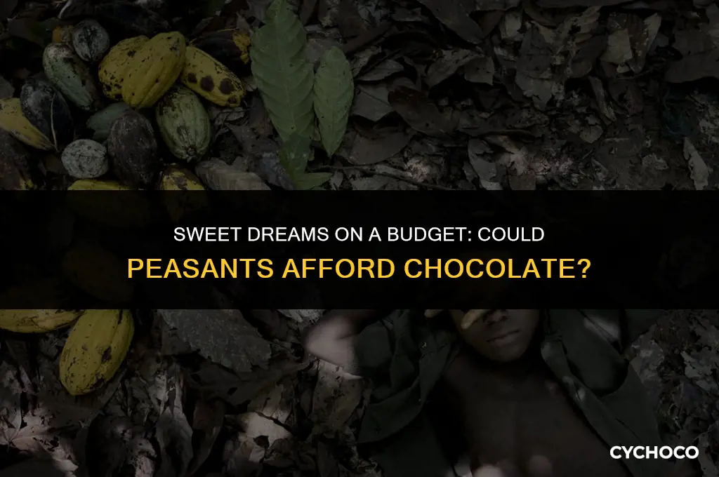 could peasents buy chocolate