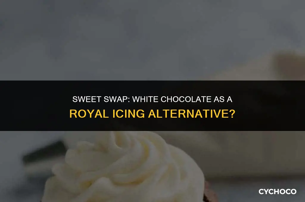 could you replace royal icing with white chocolate