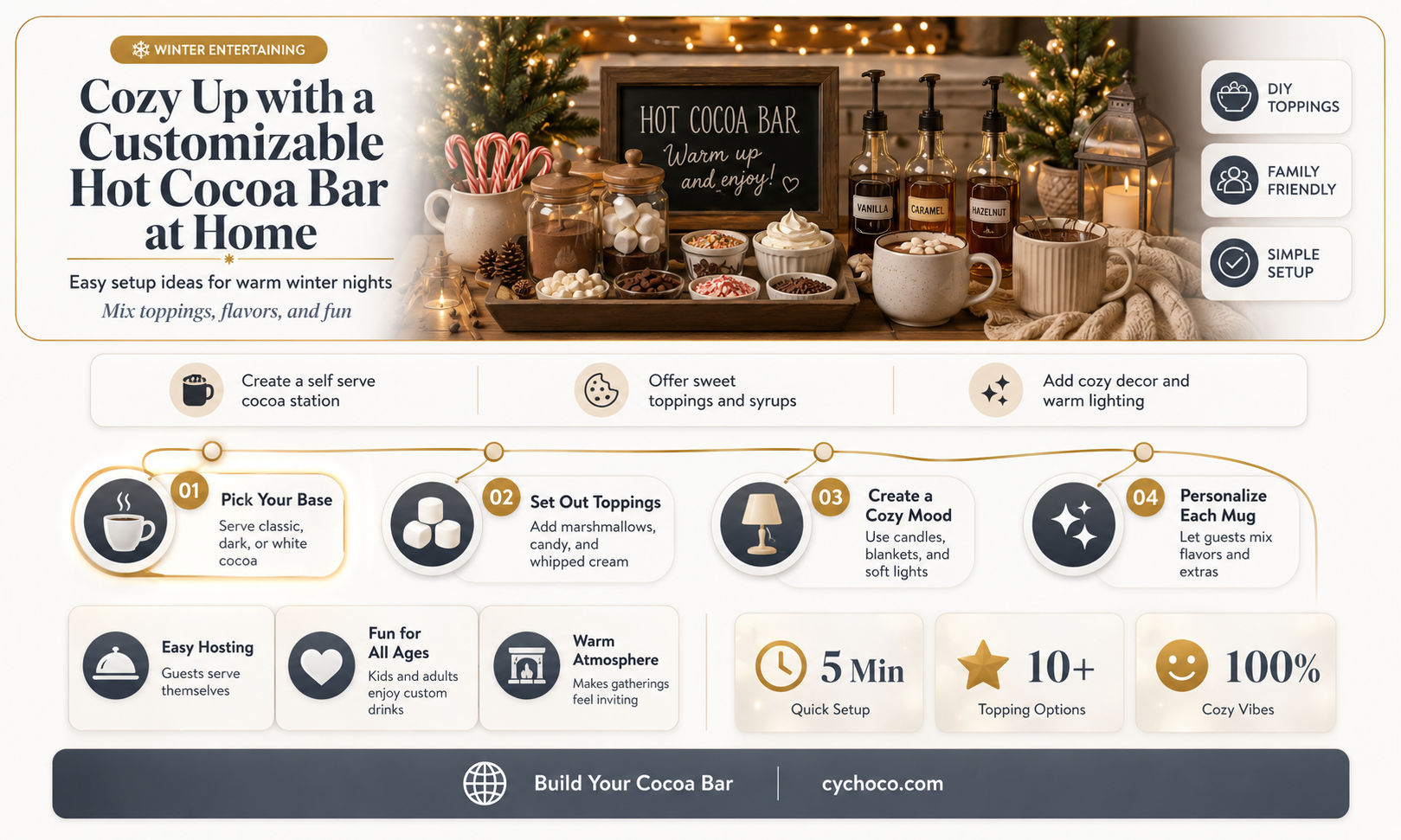 how to make a hot cocoa bar
