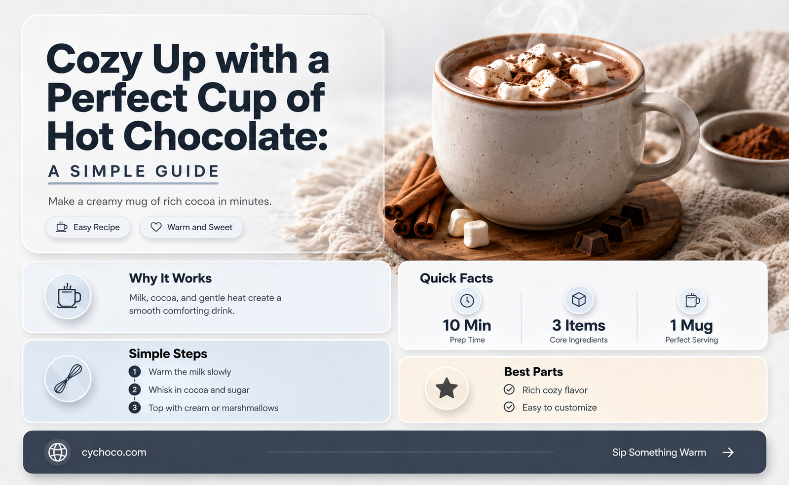 how to make a cup of hot chocolate