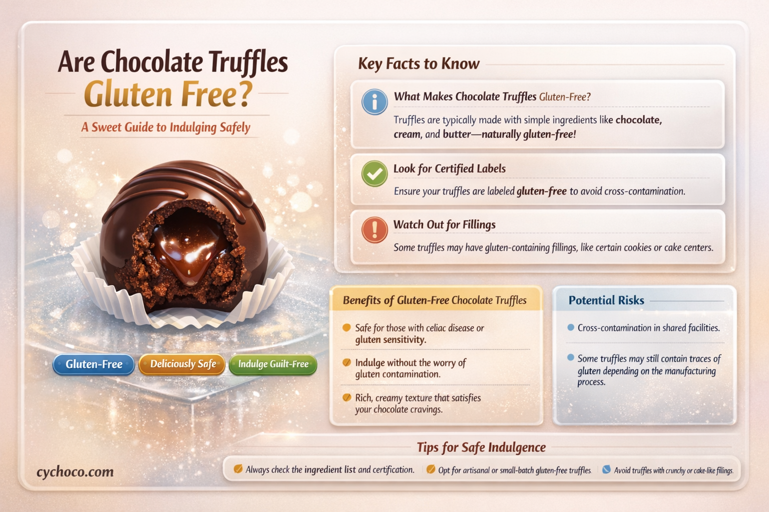 are chocolate truffles gluten free