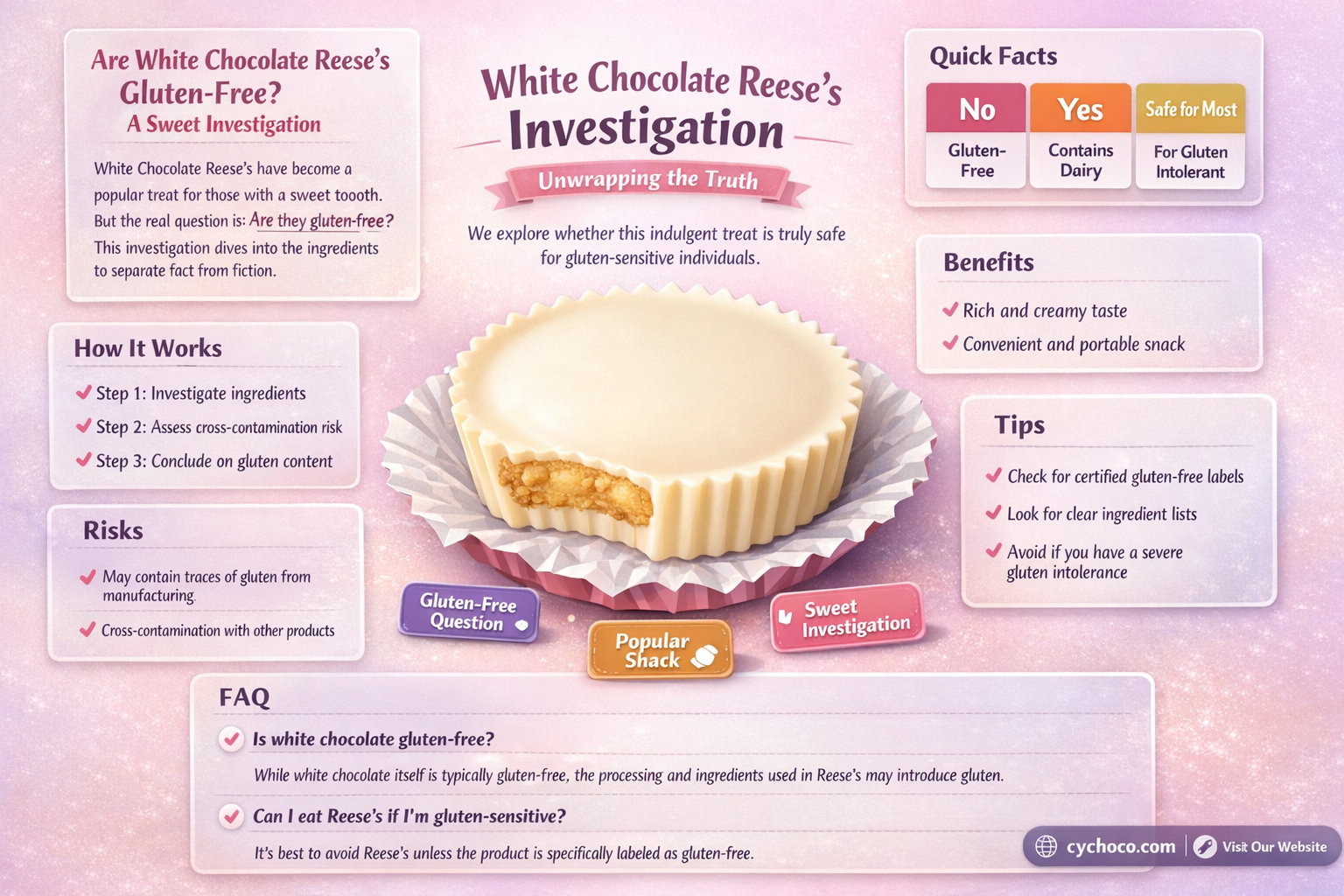 are white chocolate reese
