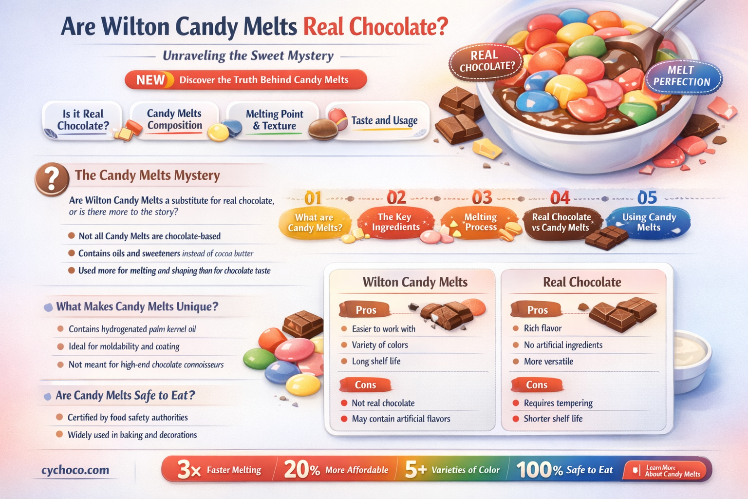 is wilton candy melts chocolate