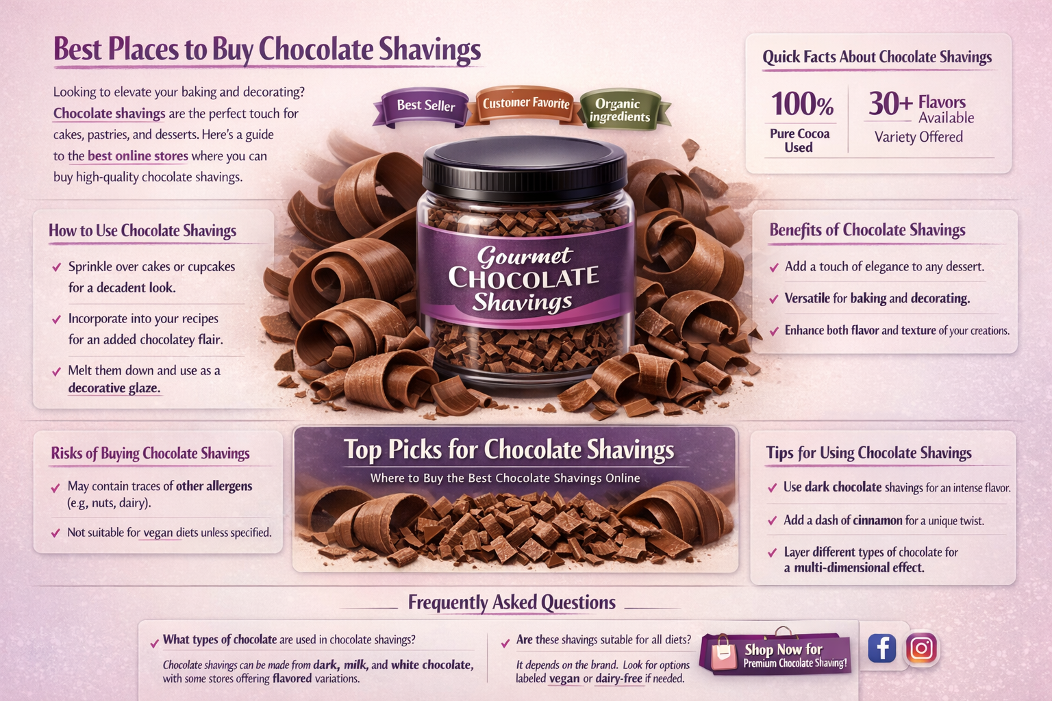 where to buy chocolate shavings