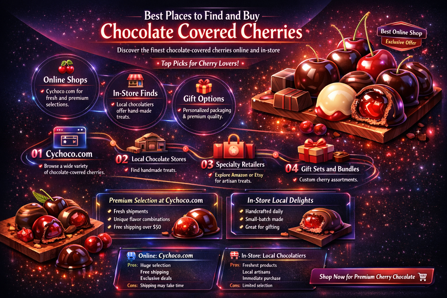 where to buy chocolate covered cherries