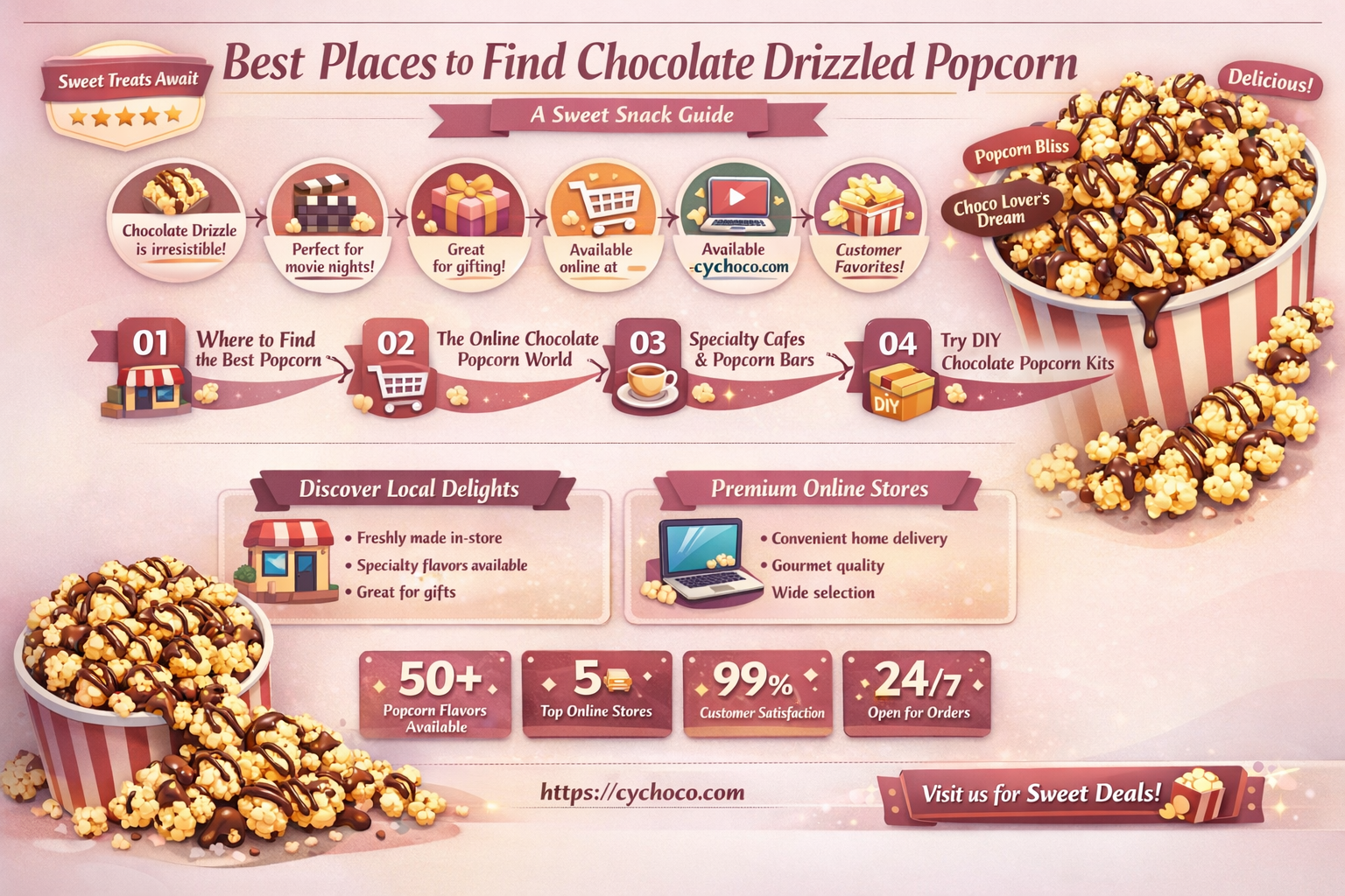 where to buy chocolate drizzled popcorn