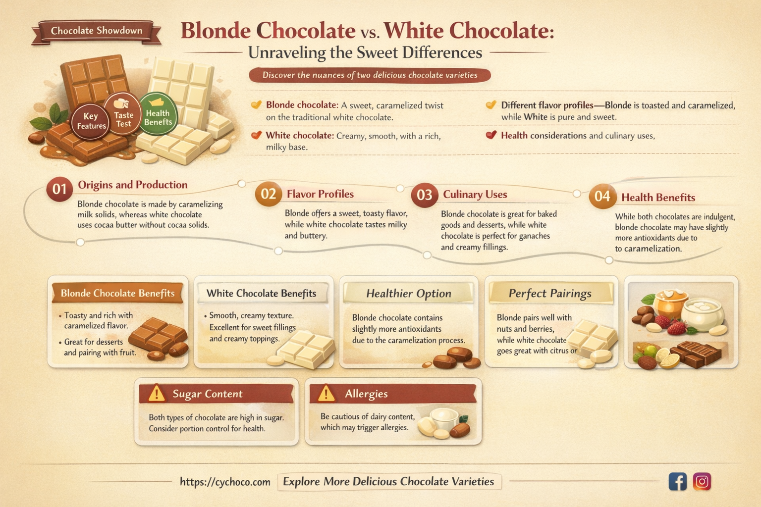 is blonde chocolate the same as white chocolate