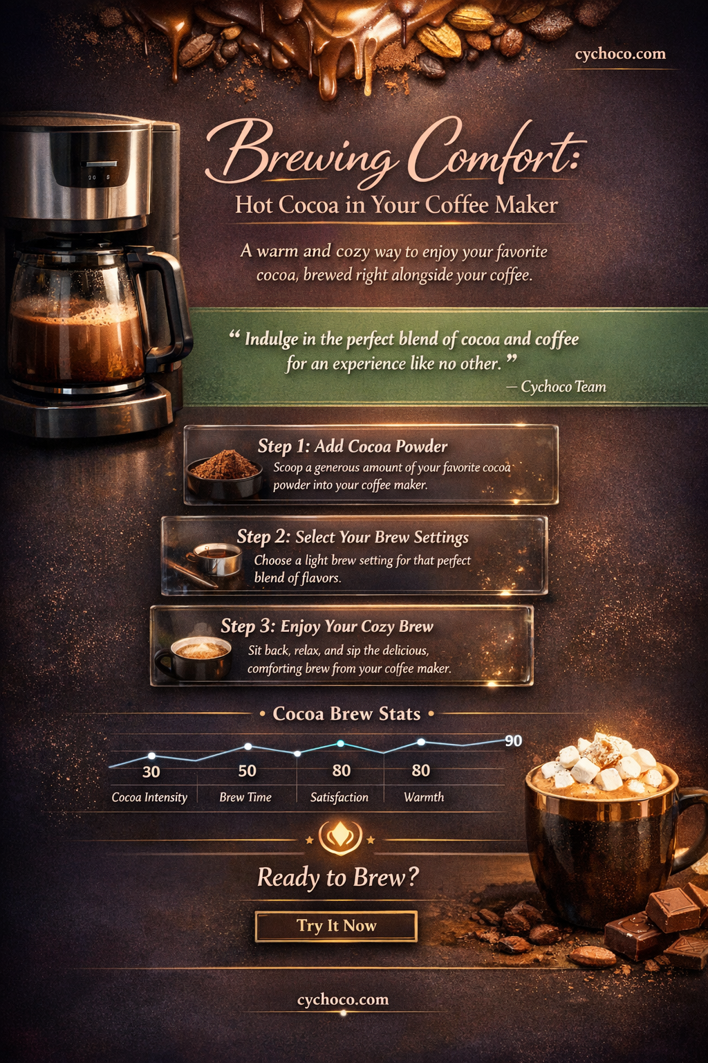 can you make hot cocoa in a coffee maker