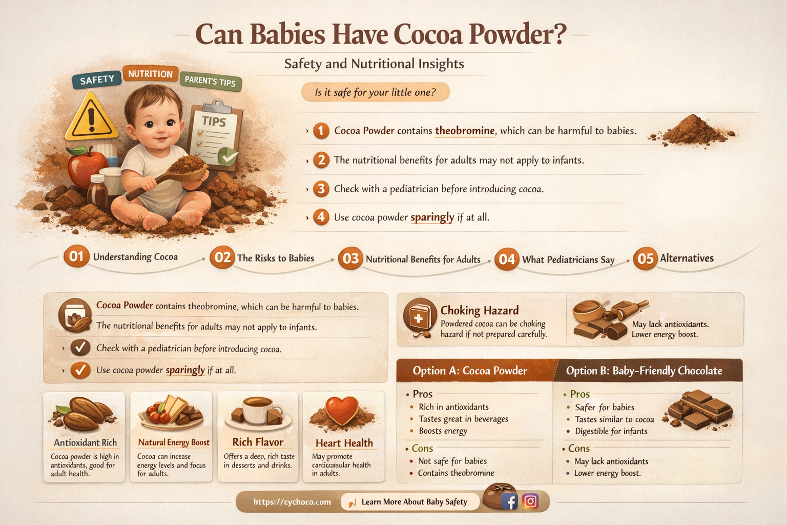 can babies have cocoa powder