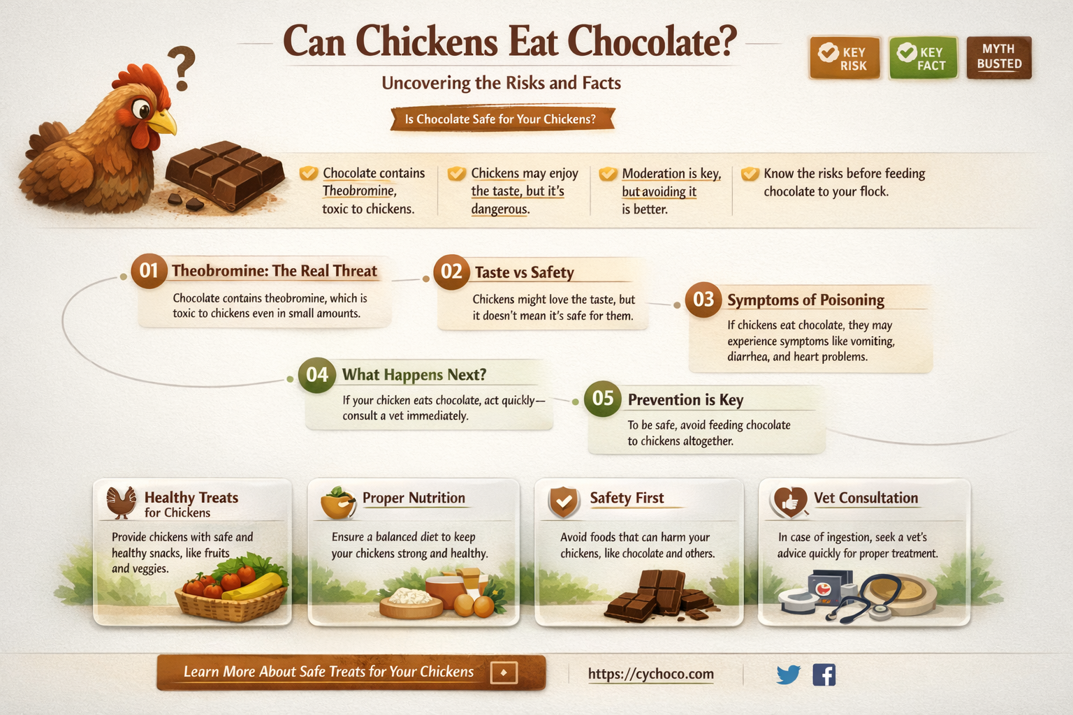 is chocolate bad for chickens