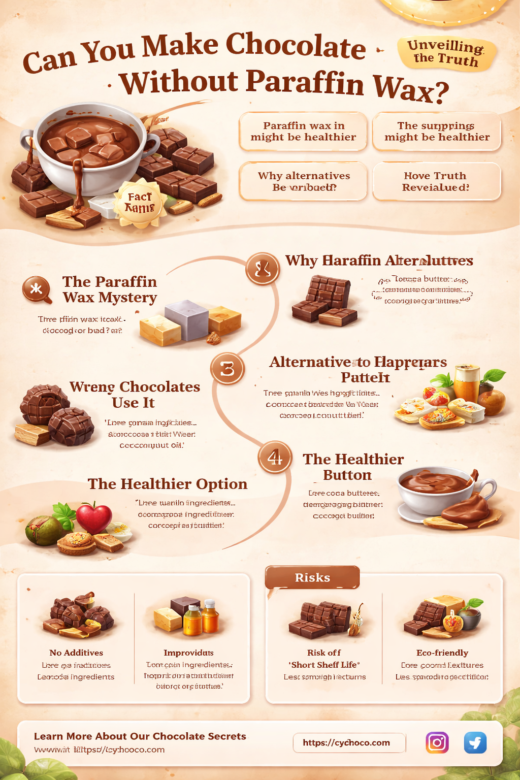 do you have to use paraffin wax in chocolate