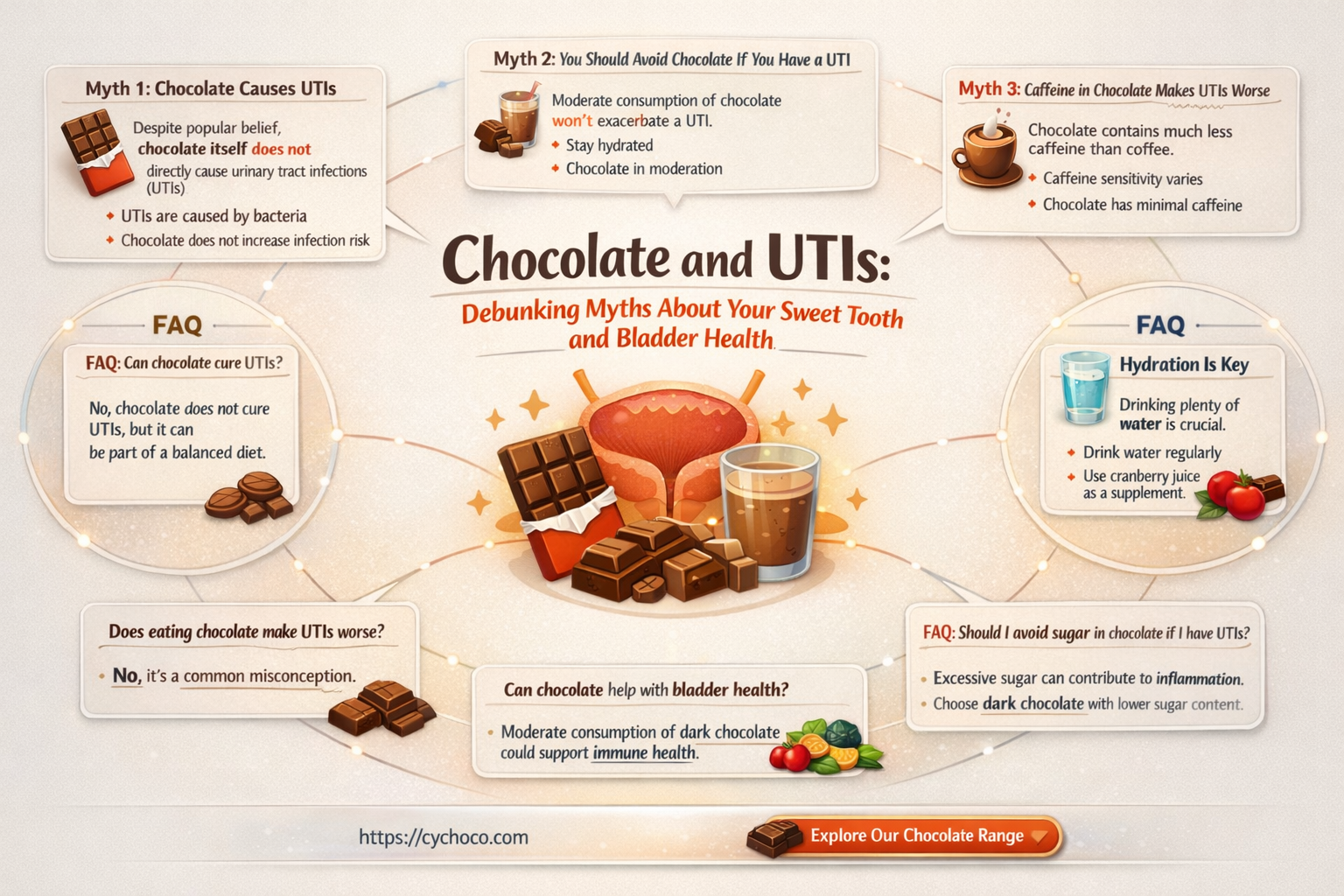 is chocolate bad for uti