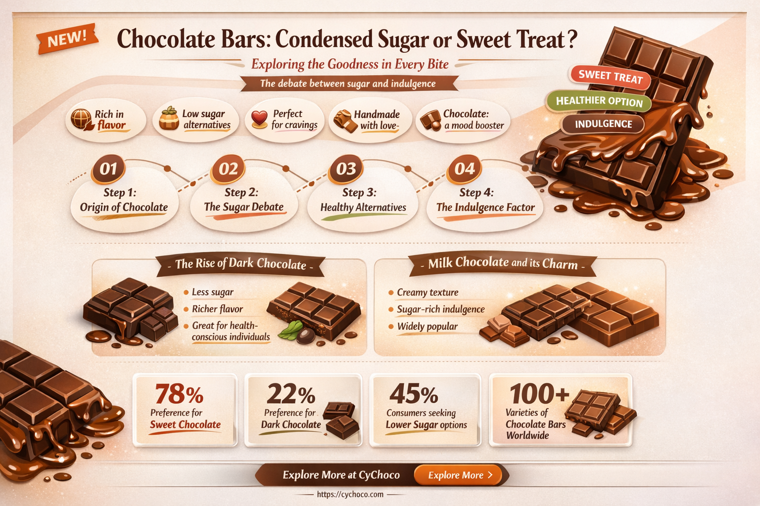 is a chocolate bar candy a condensed sugar