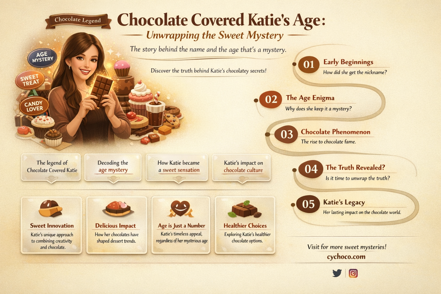 how old is chocolate covered katie