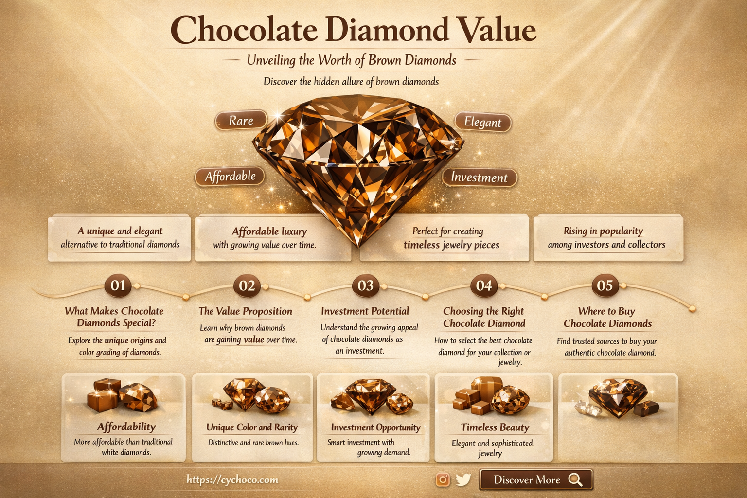 how much is a chocolate diamond worth