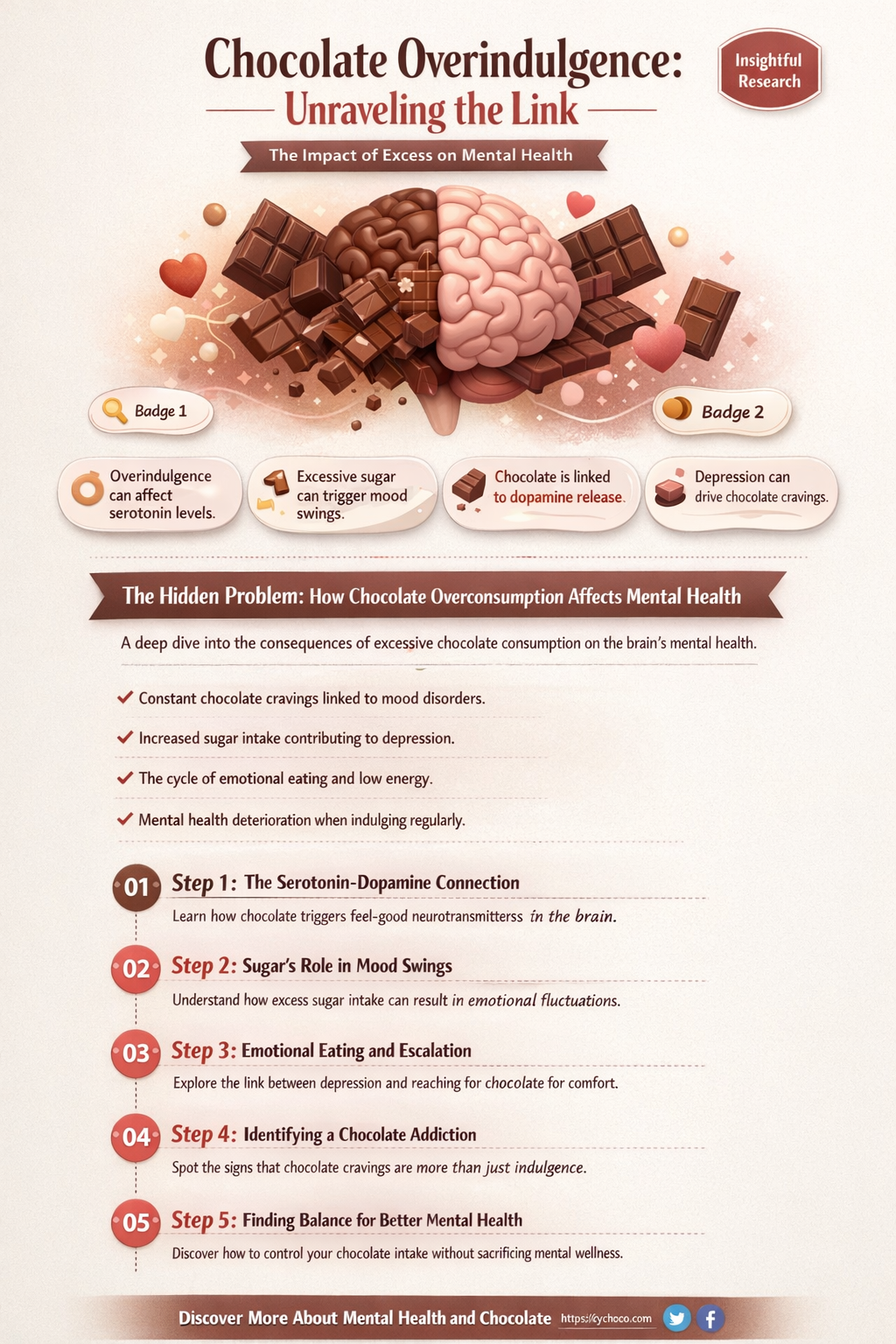 can eating too much chocolate cause depression