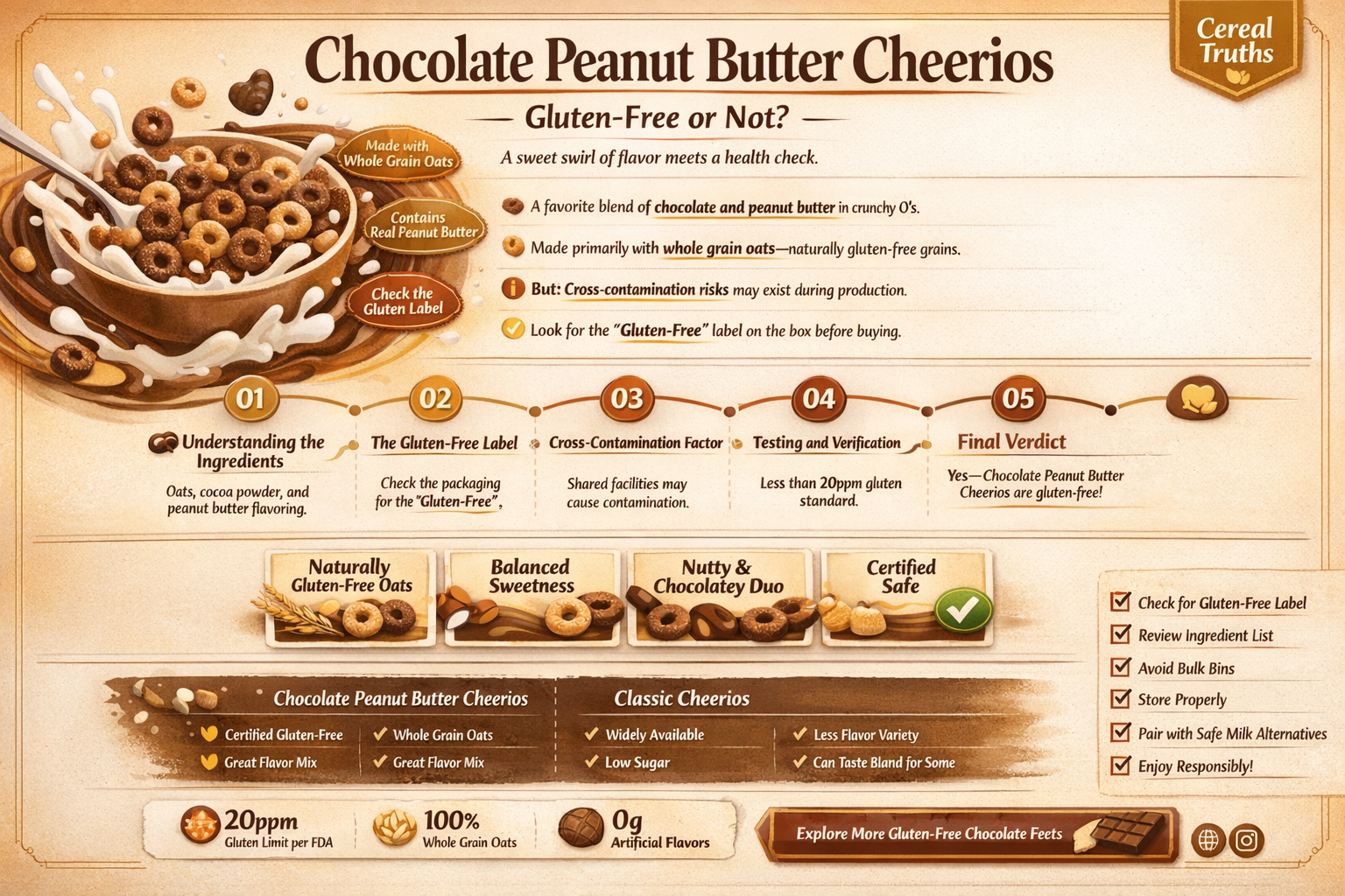 are chocolate pb cheerios gluten free