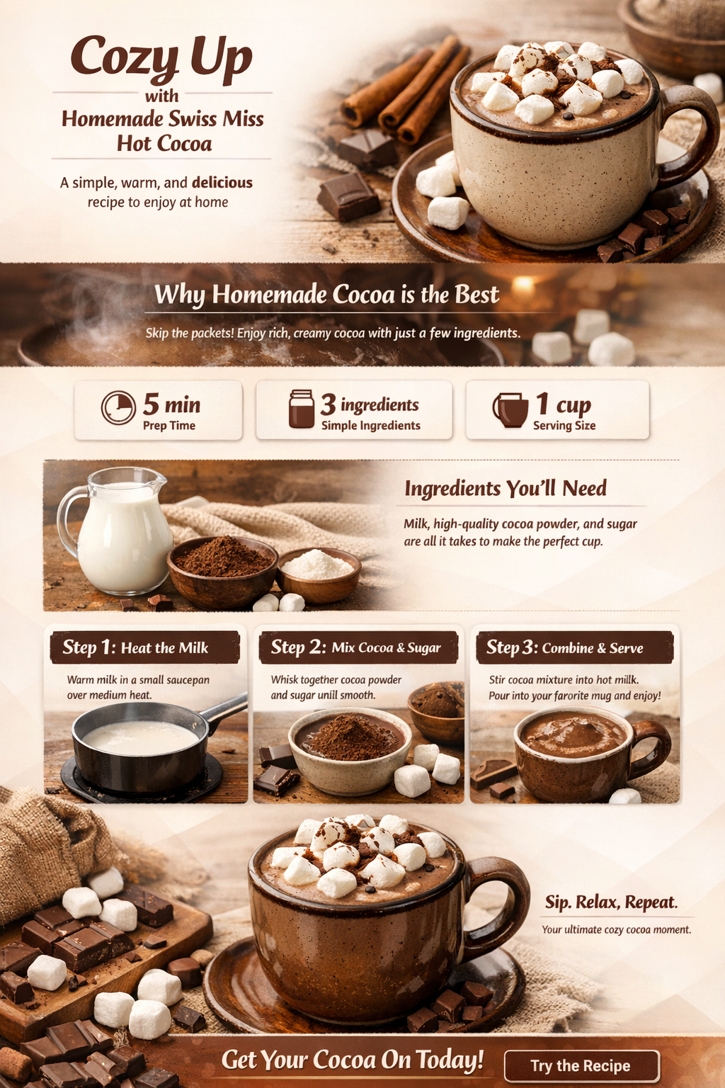 how do you make swiss miss hot cocoa