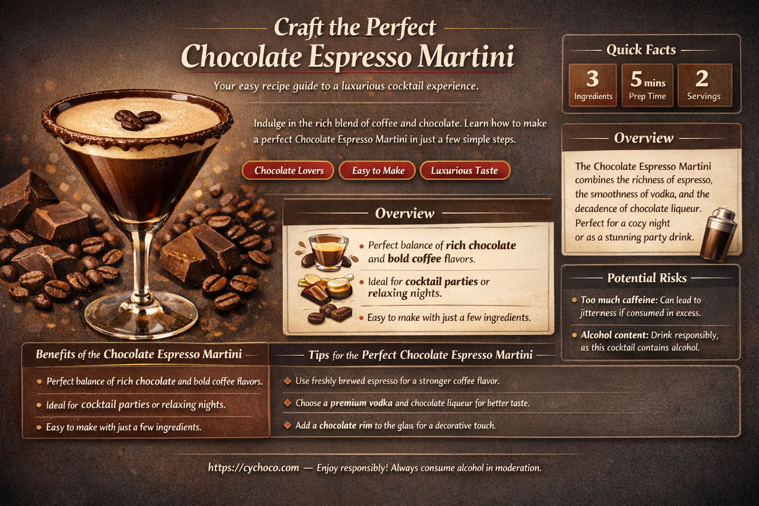 how to make chocolate espresso martini