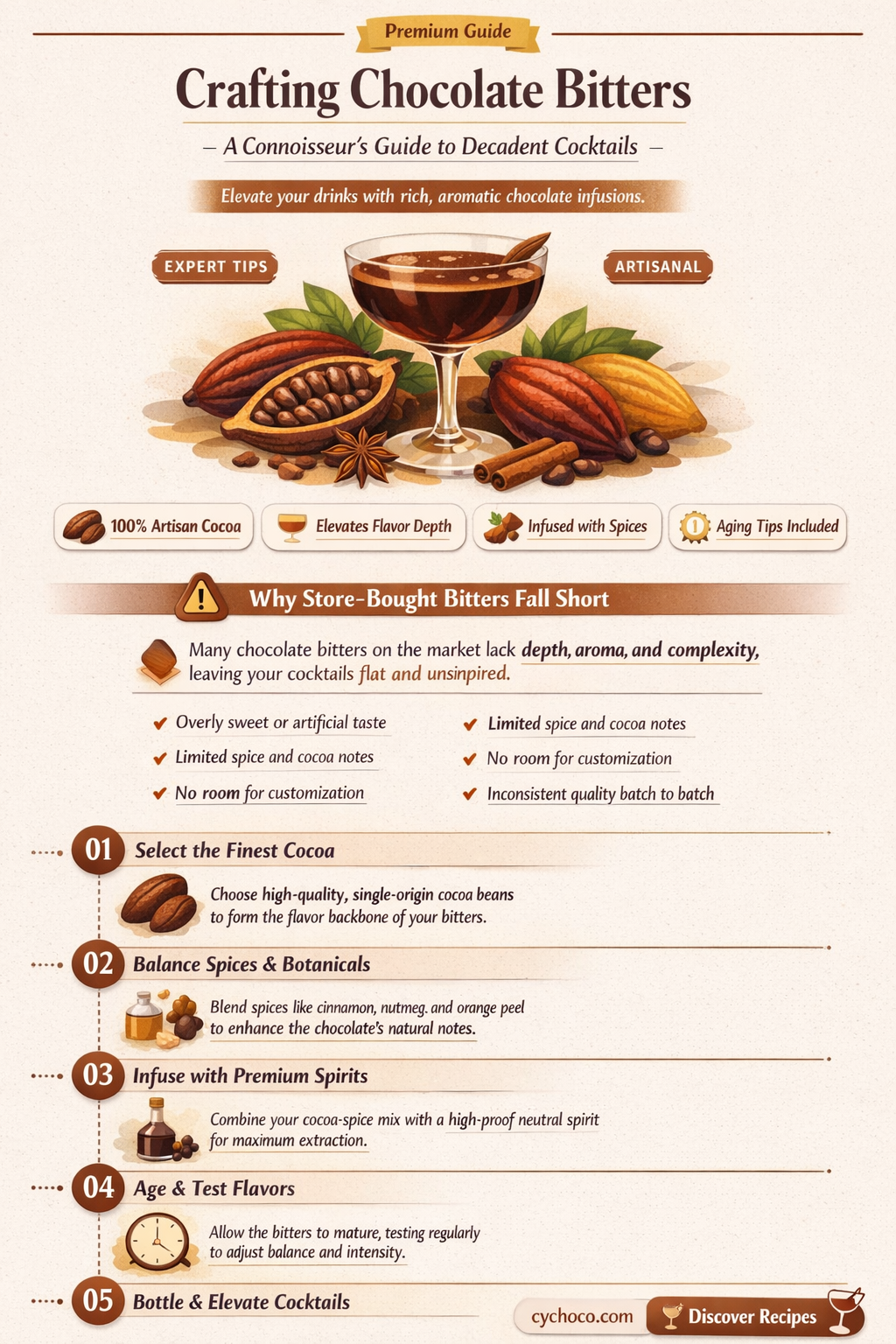 how to make chocolate bitters