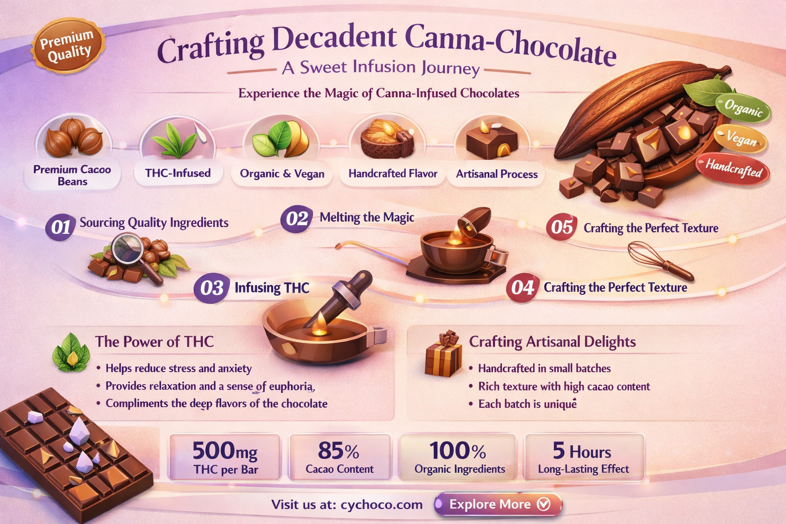 how to make canna chocolate