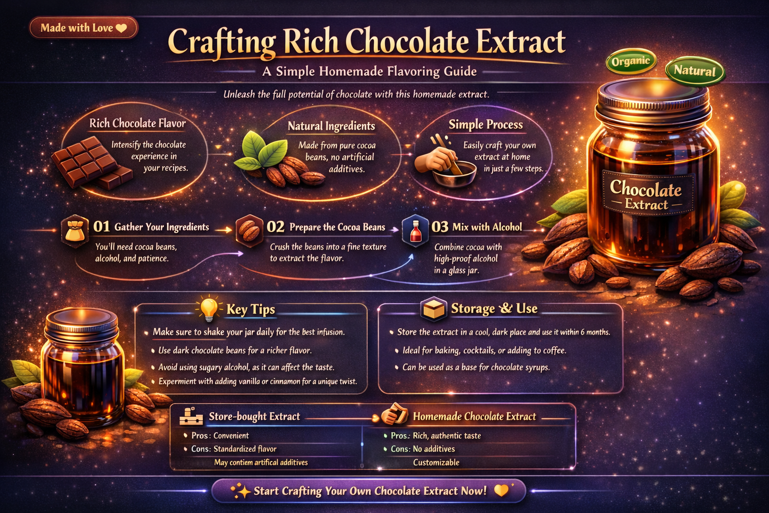 how to make chocolate extract