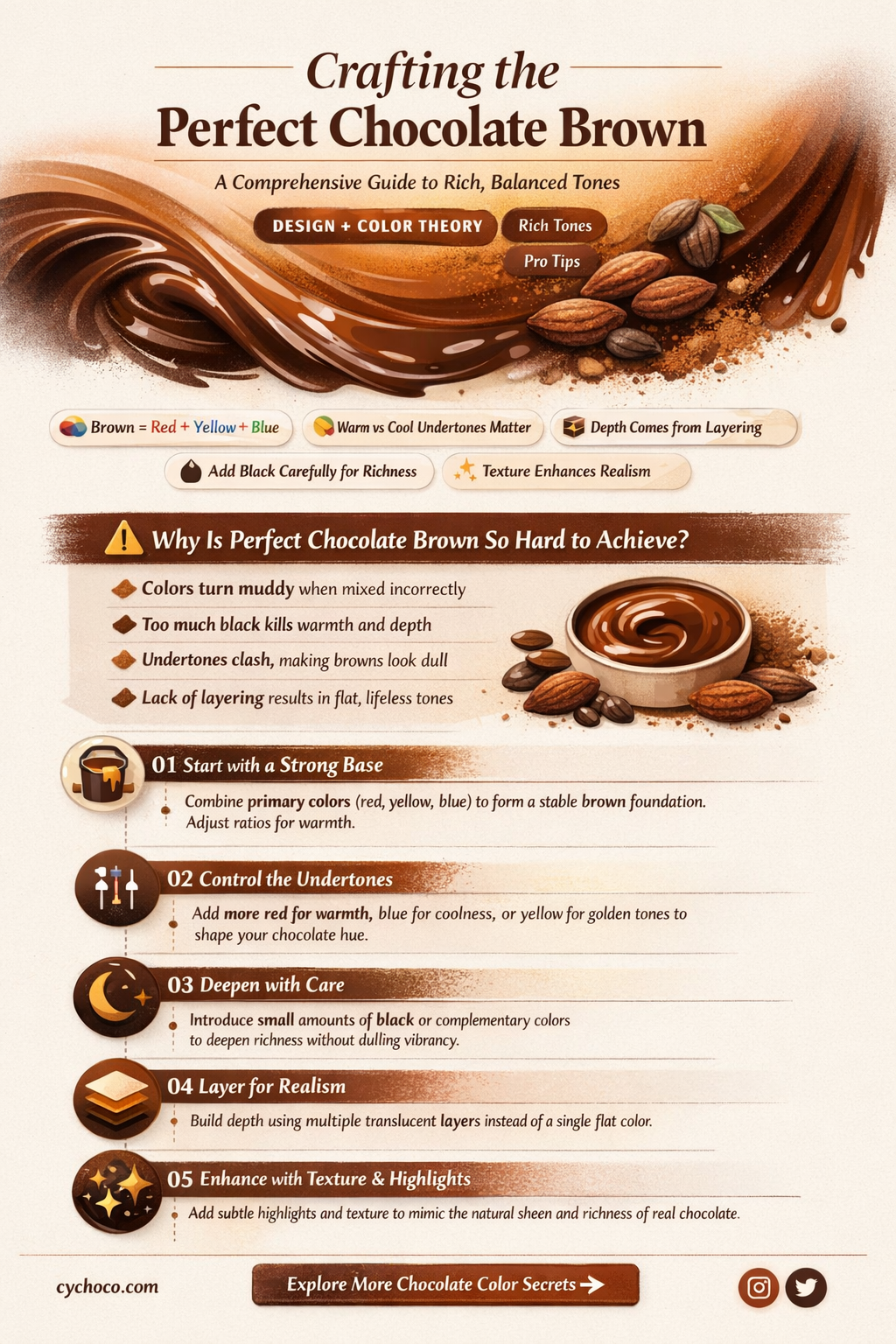 how to make chocolate brown