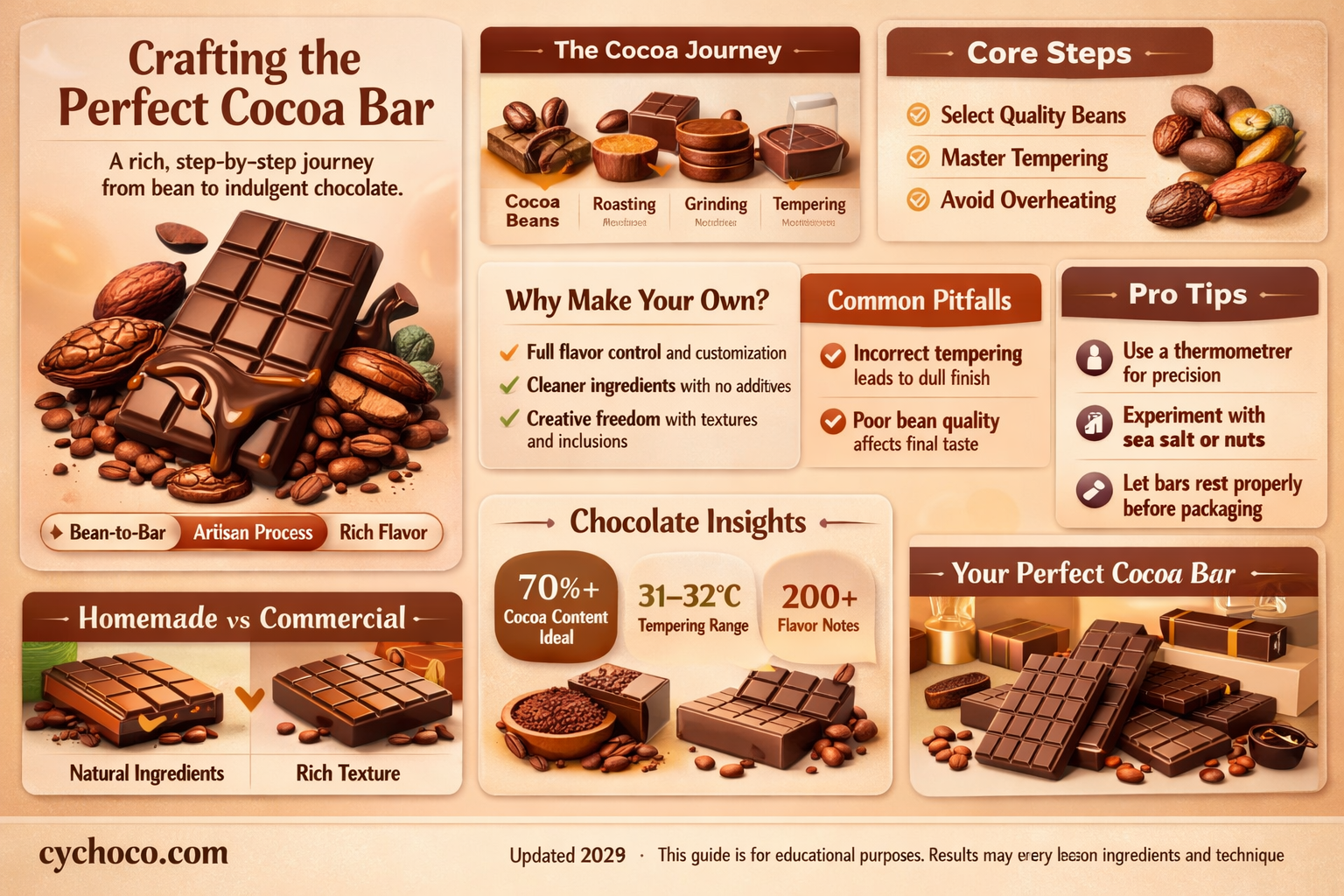 how to make a cocoa bar