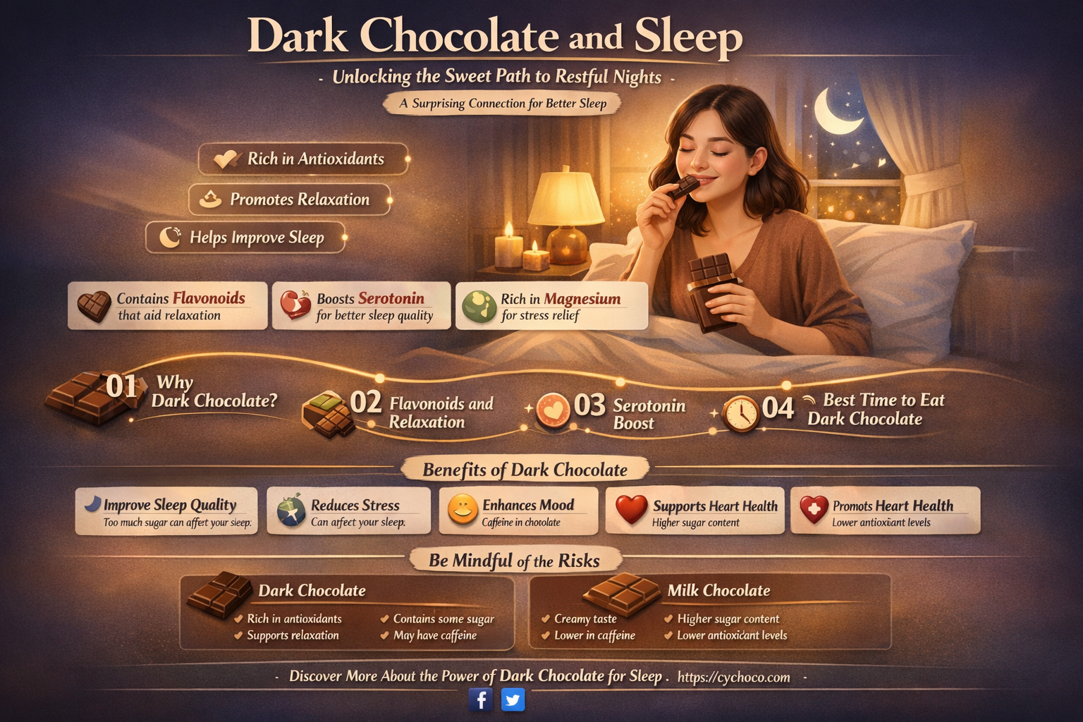is dark chocolate good for sleep