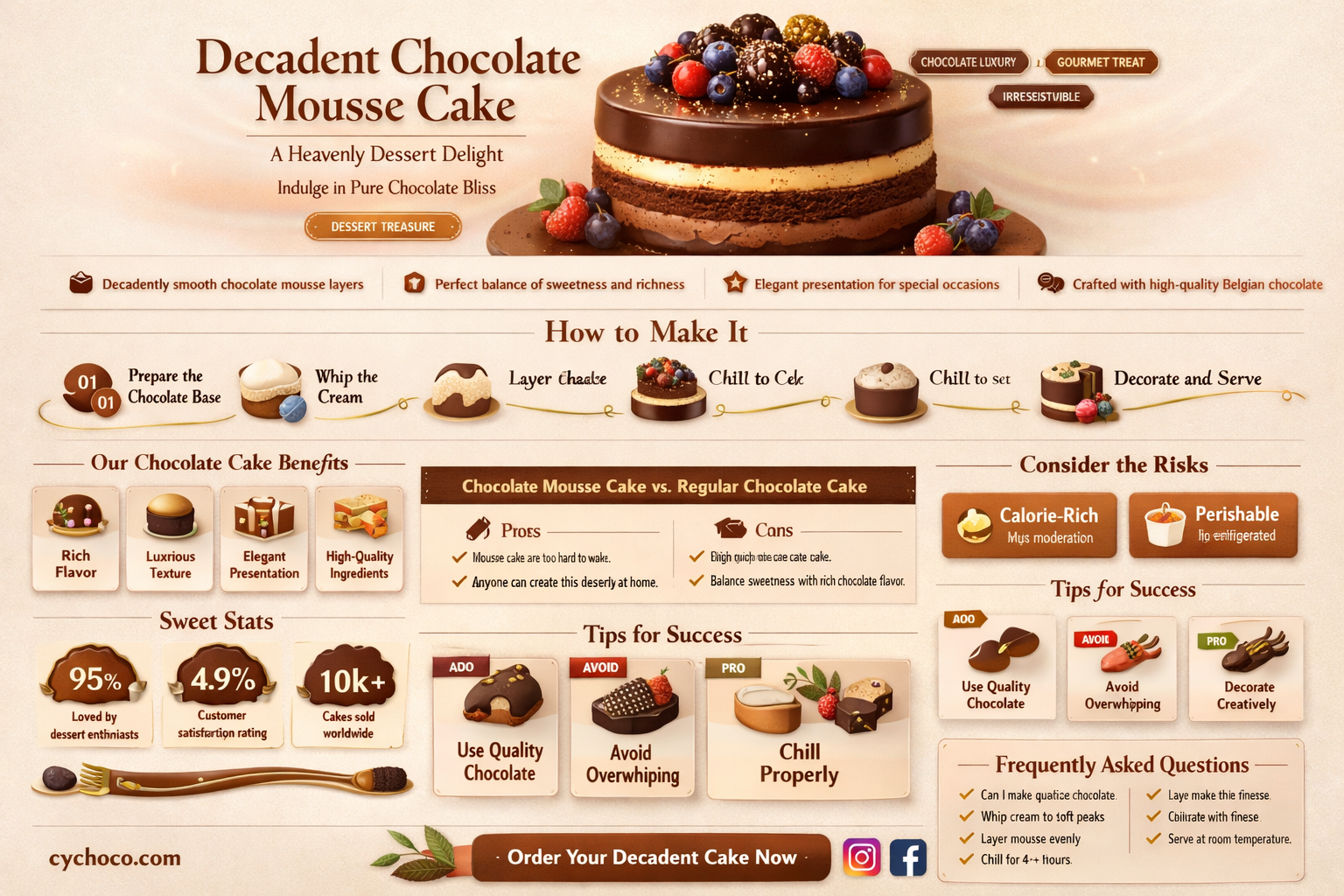what is a chocolate mousse cake