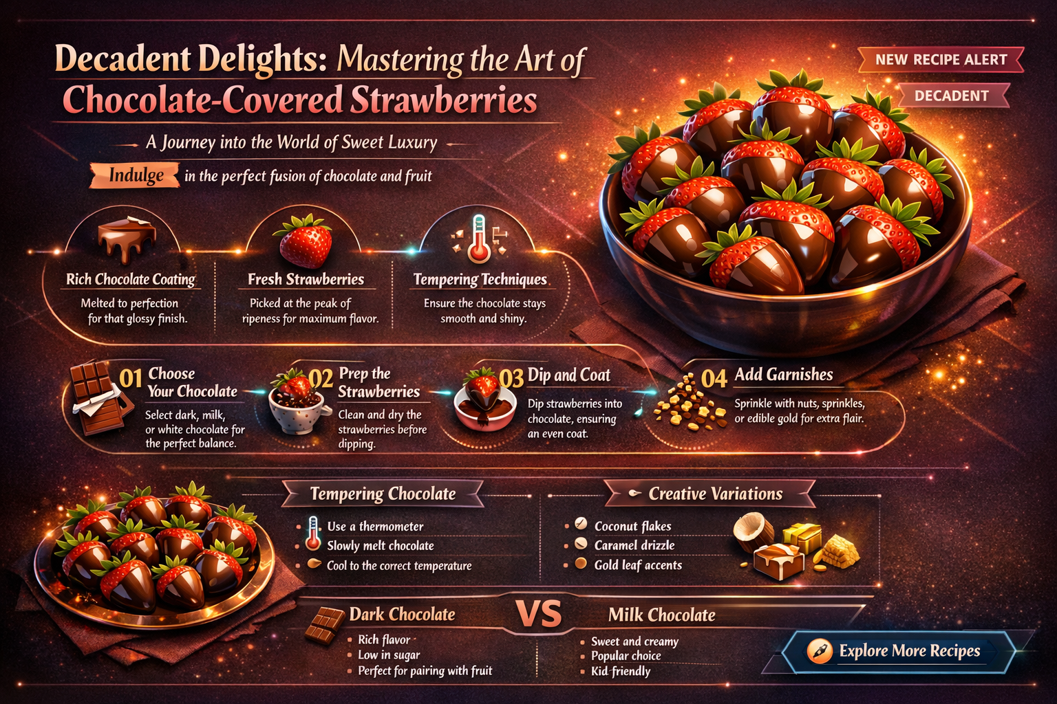 how to cover chocolate covered strawberries