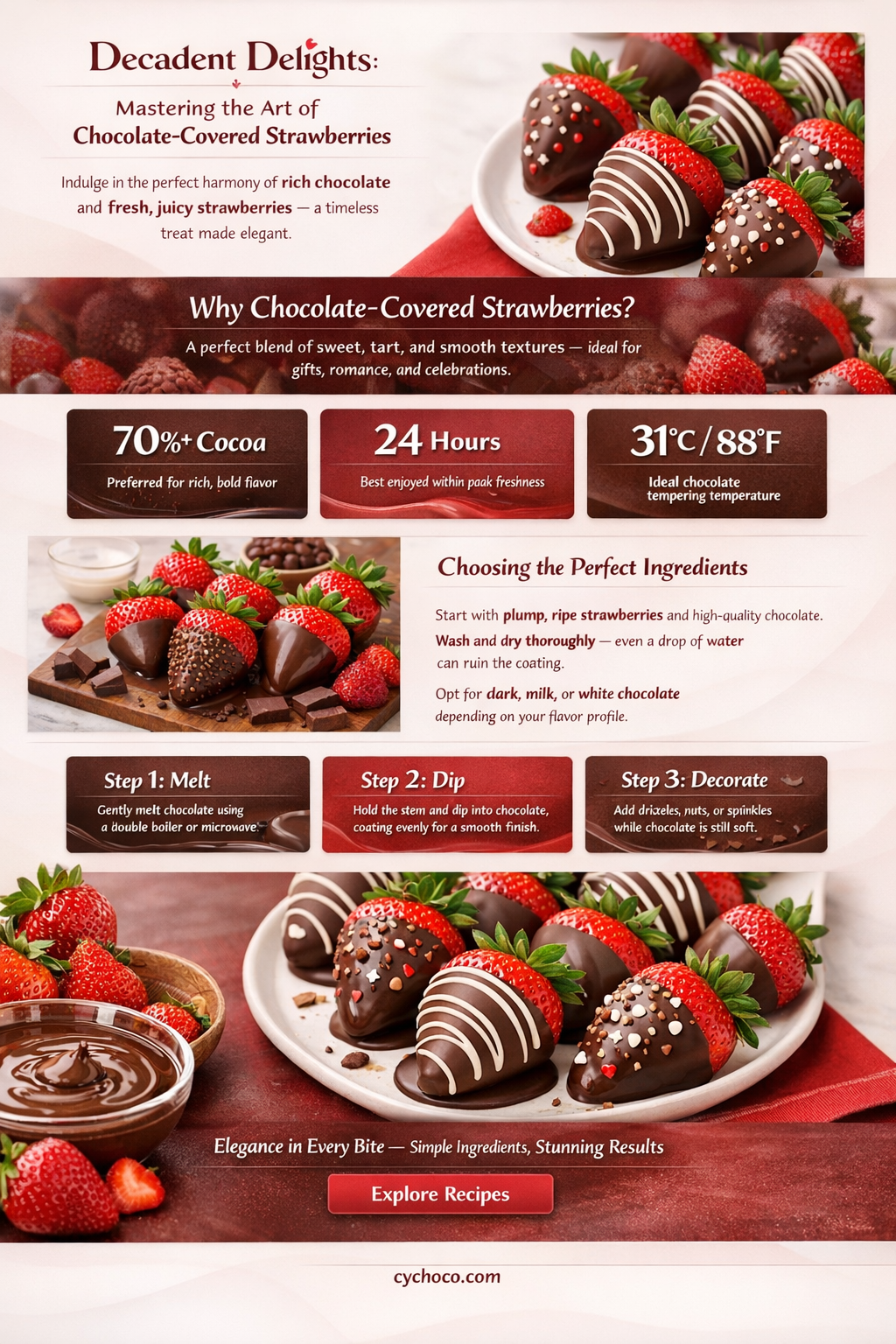 how to infuse chocolate covered strawberries