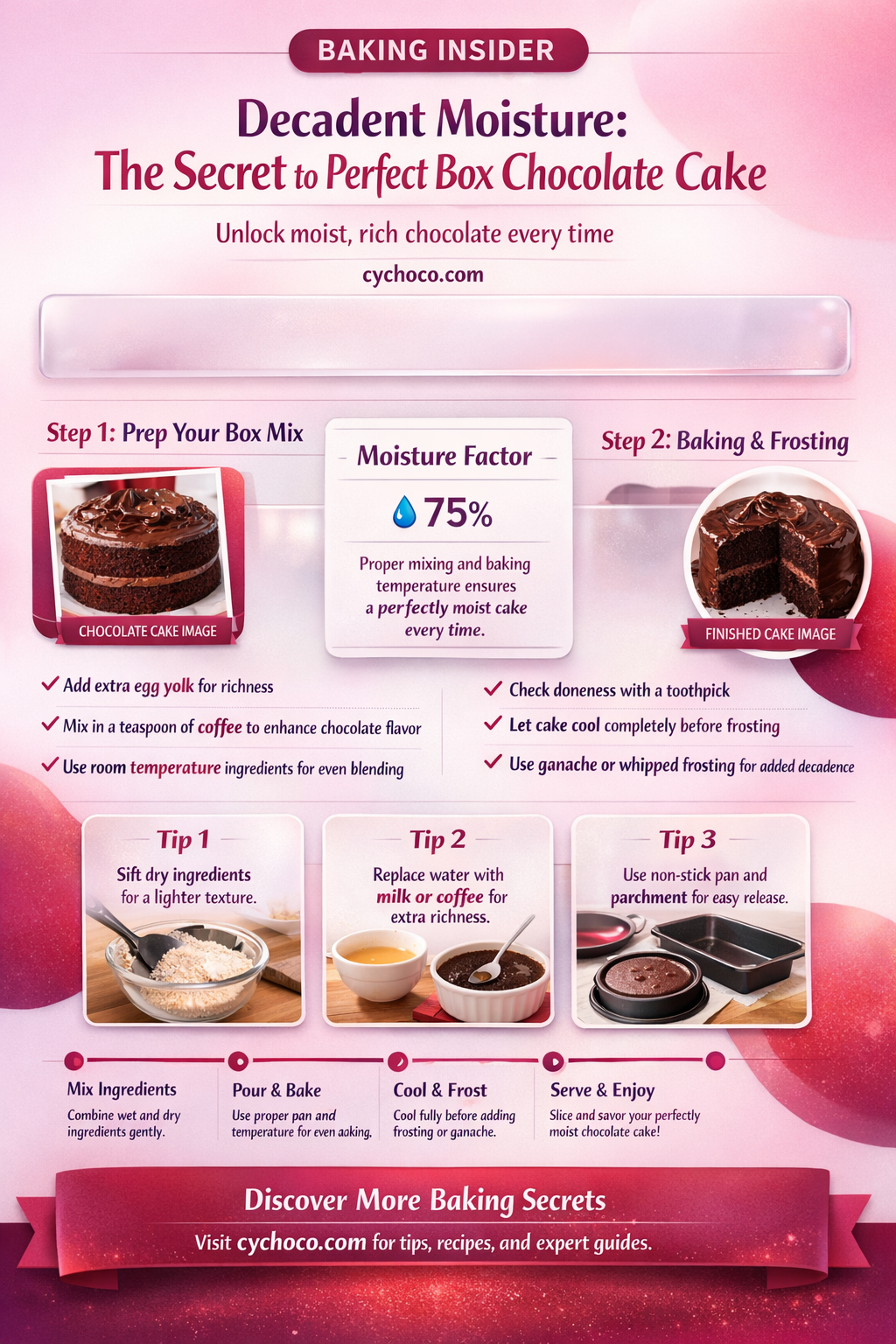 how to make box chocolate cake moist