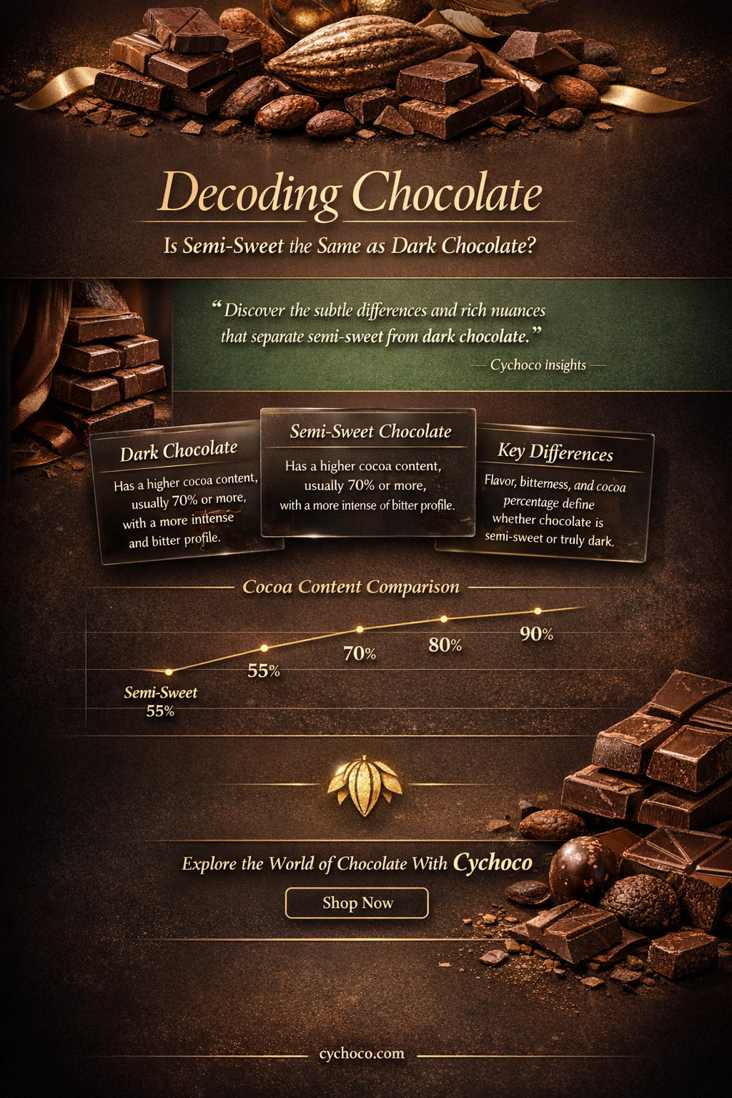 is semi sweet dark chocolate