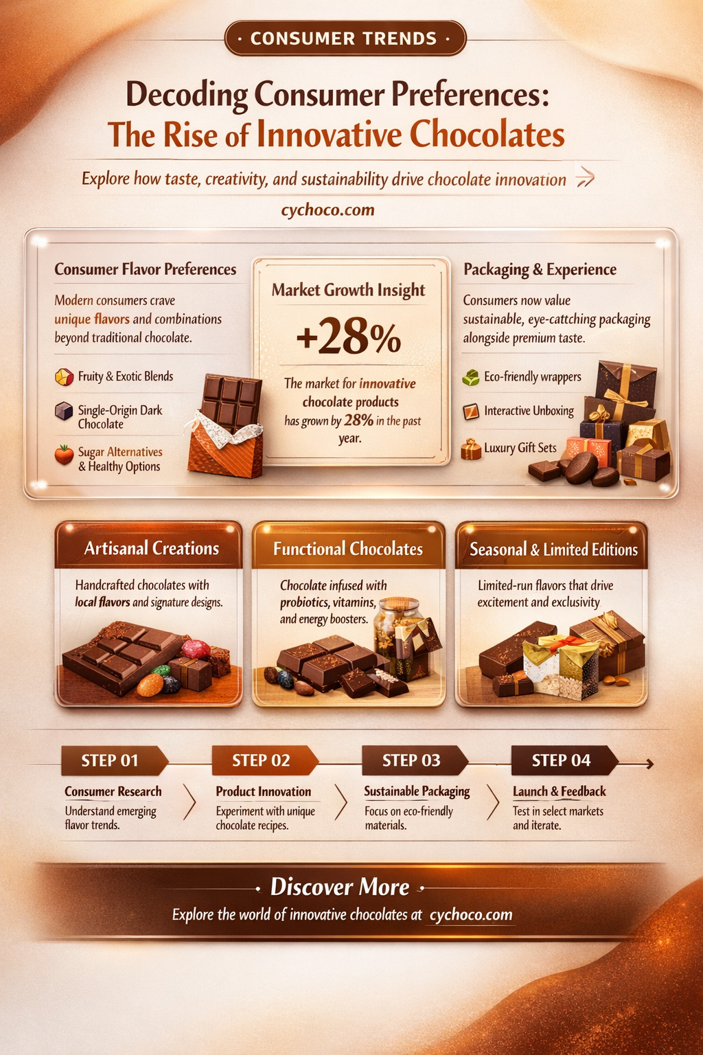 how many people prefer innovative chocolates