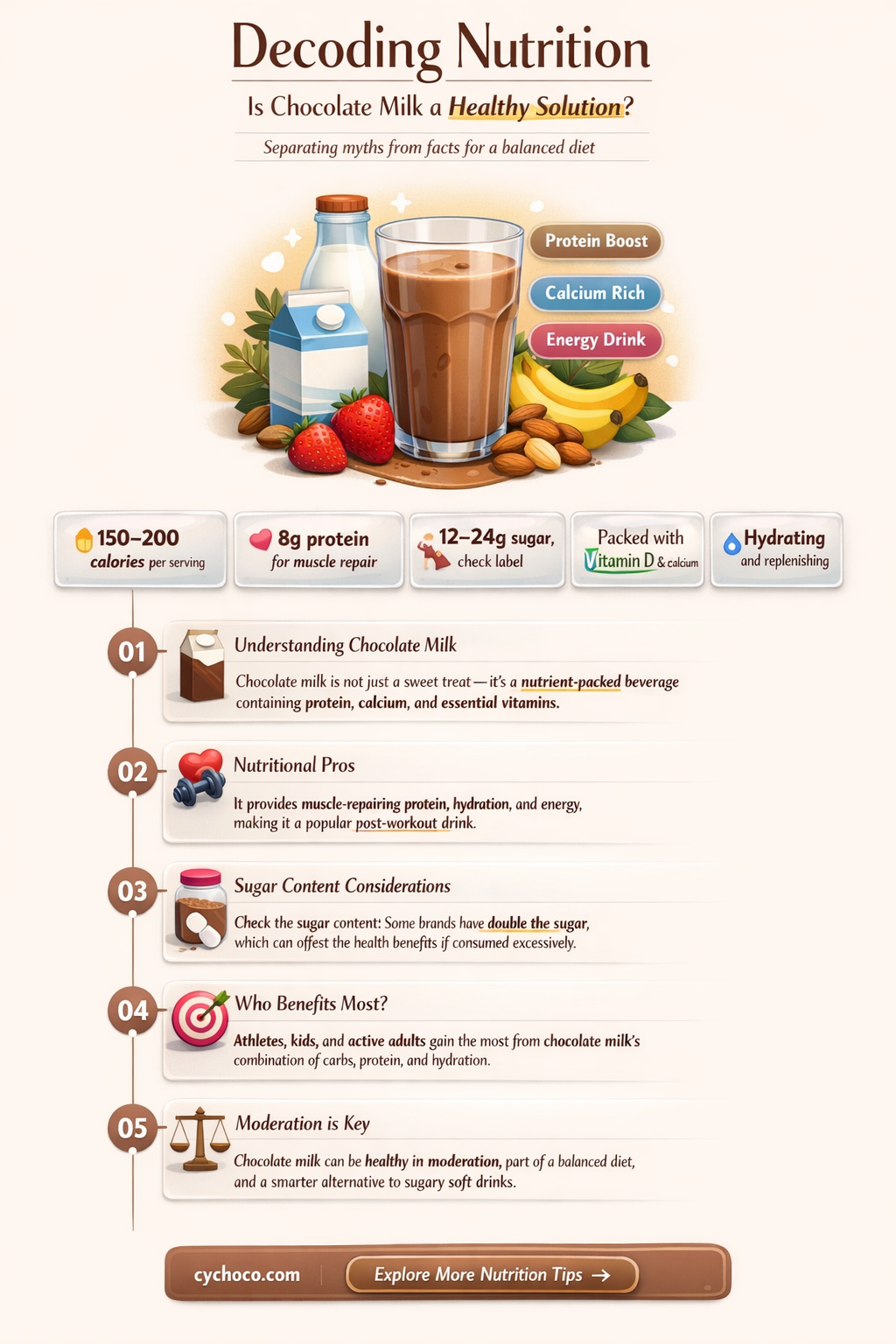 is chocolate milk a solution